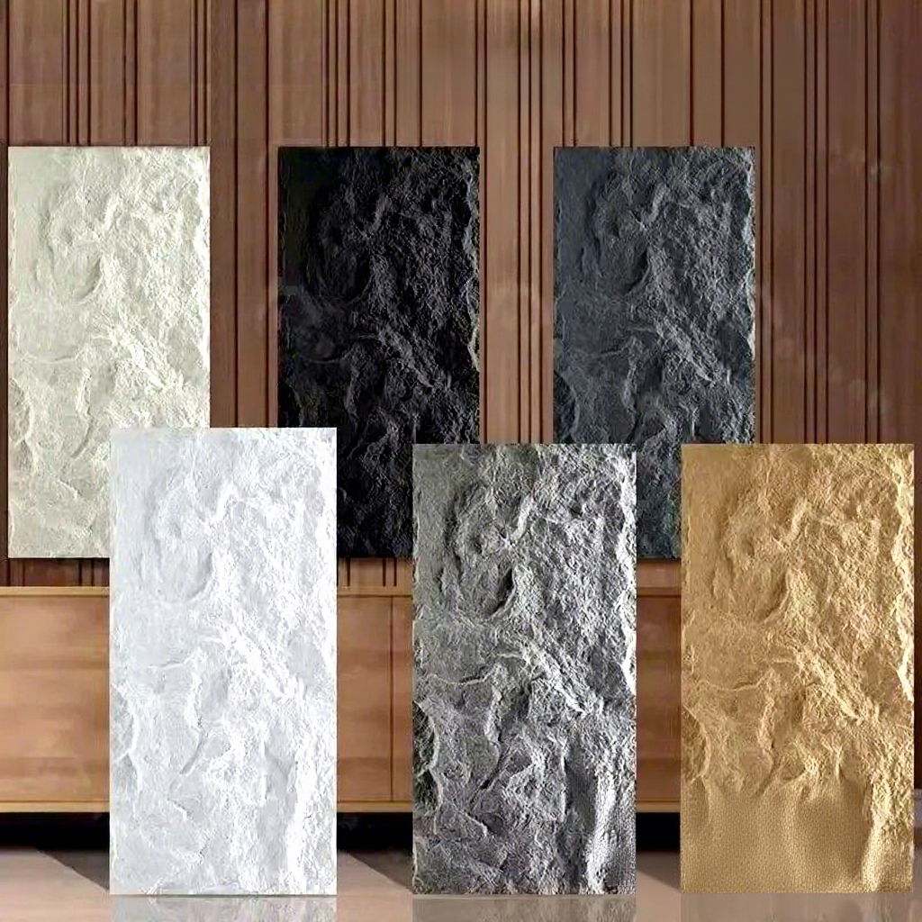 Realistic 3D PU Stone Wall Panel - Faux Rock Veneer