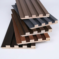 Durable WPC Interior Wall Paneling - Eco-Friendly Fluted Design