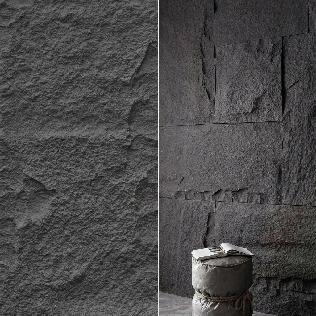 Realistic 3D PU Stone Wall Panel - Faux Rock Veneer
