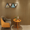 Durable WPC Interior Wall Paneling - Eco-Friendly Fluted Design
